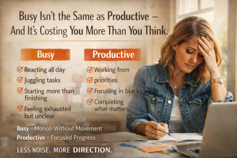 Busy Isn’t the Same as Productive — And It’s Costing You More Than You Think